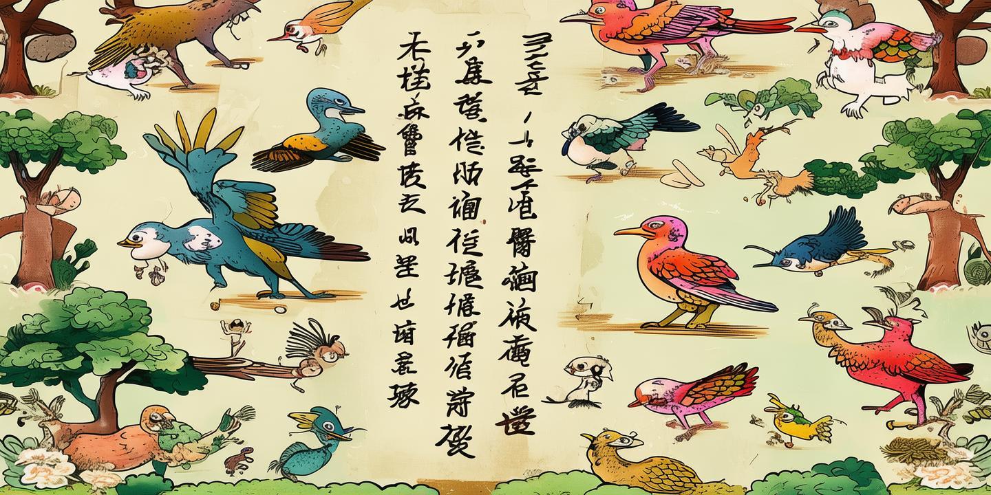 <strong>飞禽走兽</strong>口诀顺口溜:趣味盎然的传统智慧
